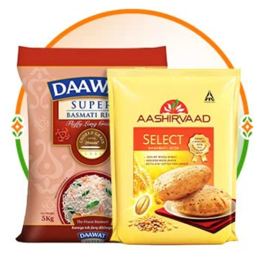 Rice, Atta & Dal